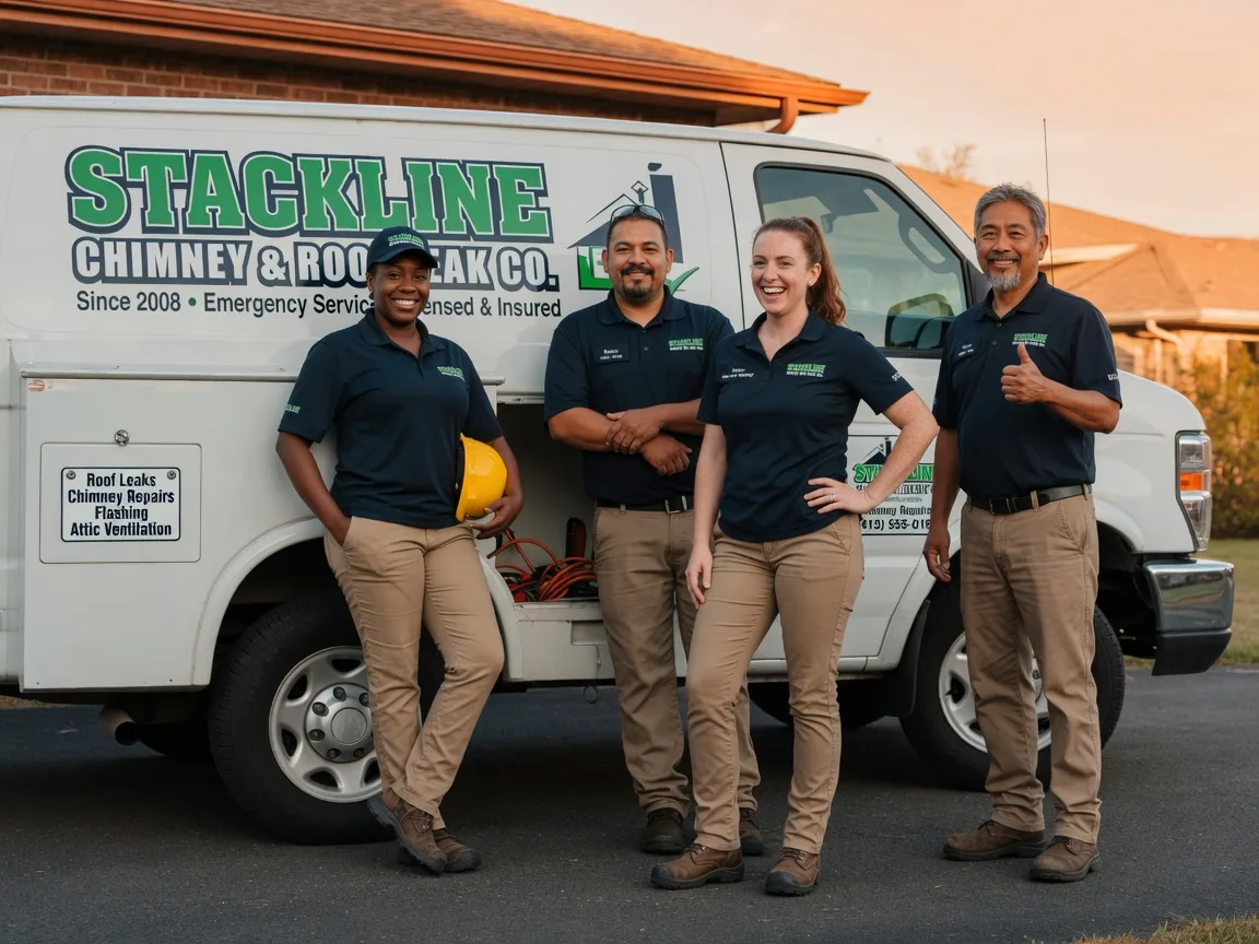 Chimney flashing repair company in Graham, OK